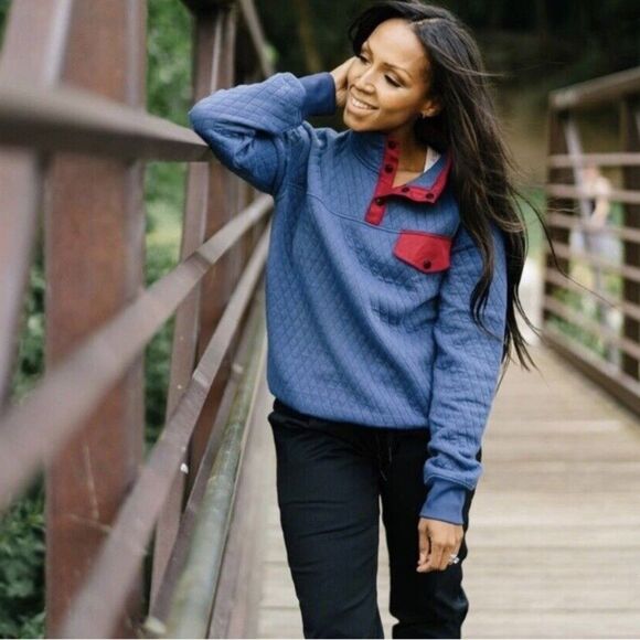 ⛰️ Patagonia Organic Cotton Quilted Pullover Sweatshirt - Picture 1 of 6